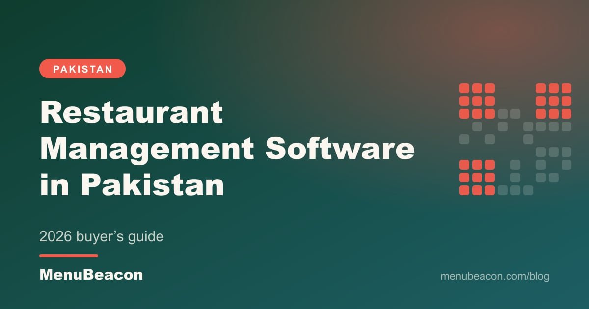 Cover image: Restaurant Management Software in Pakistan, 2026 buyer’s guide