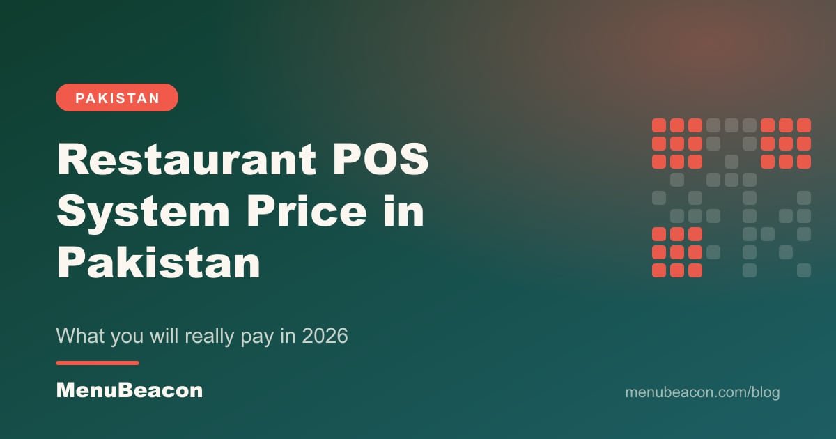 Cover image: Restaurant POS System Price in Pakistan, what you will really pay in 2026